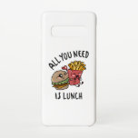 Capa Para Samsung Galaxy Tudo que você precisa é do almoço<br><div class="desc">Tudo o que você precisa é de almoço. É hora do almoço. Engraçado hambúrguer e batatas fritas apaixonadas. Uma combinação perfeita para crianças e adultos.</div>