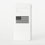 Capa Para Samsung Galaxy US Flag Black and White Vintage Retro<br><div class="desc">Equipamento de excelente para todos os fãs da América. Design gráfico com bandeira dos EUA a preto e branco. Uma combinação perfeita para todos os EUA Lover ou para você na próxima viagem aos Estados Unidos.</div>