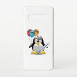 Capa Para Samsung Galaxy Vai logo. Enfermeira de pinguins.<br><div class="desc">Vai logo! A Amiga Enfermeira Pinguim está sempre presente para si e deseja-lhe uma rápida recuperação. Um par perfeito para roupas,  T-shirts,  acessórios e outros artigos. ideia de presente de excelente.</div>