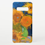 Capa Para Samsung Galaxy Van Gogh Sunflower<br><div class="desc">Caso Samsung Galaxy apresentando Vincent van Gogh's Vase com Cinco Girassóis (1888). A vida ainda mostra cinco lindos girassóis em um vaso verde. Um presente de excelente para fãs do Poste-impressionismo e da arte holandesa.</div>