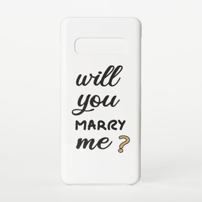 Capa Para Samsung Galaxy Você vai me casado? (Verso)