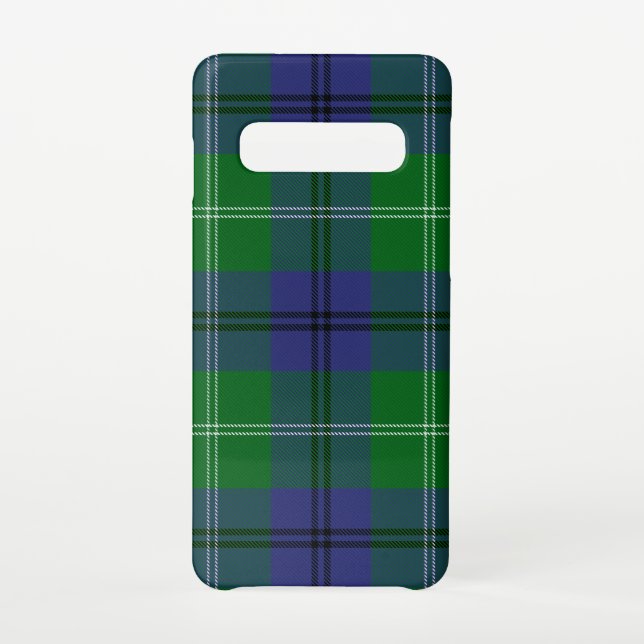 Capa Para Samsung Galaxy Xadrez Escocesa Clã Oliphant Tartan (Verso)