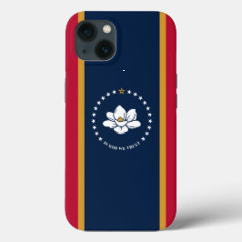 Capa Patriótica Apple Case-Mate, bandeira do Missi