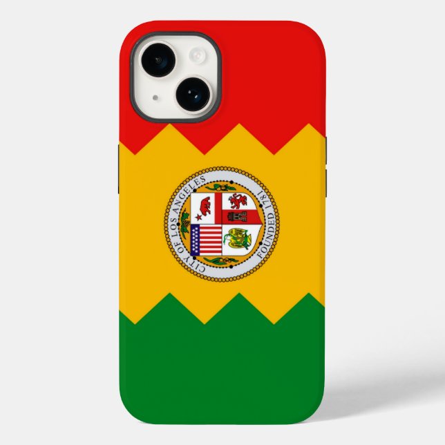 Capa Patriótica Apple iPhone 14 Case-Mate, Los Ang (Verso)