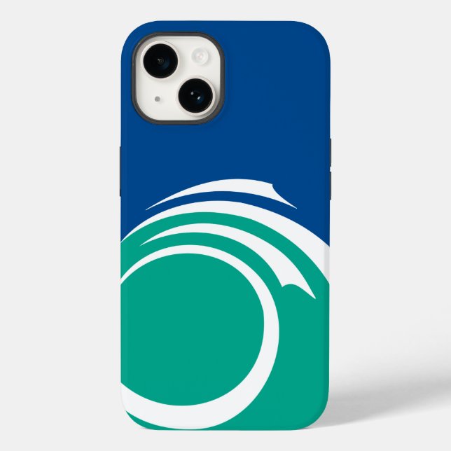 Capa Patriótica para Apple Case-Mate, Bandeira de  (Verso)
