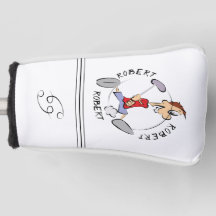 Capa Personalizada para Driver de Golfe com Desenh