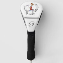 Capa Personalizada para Driver de Golfe com Desenh