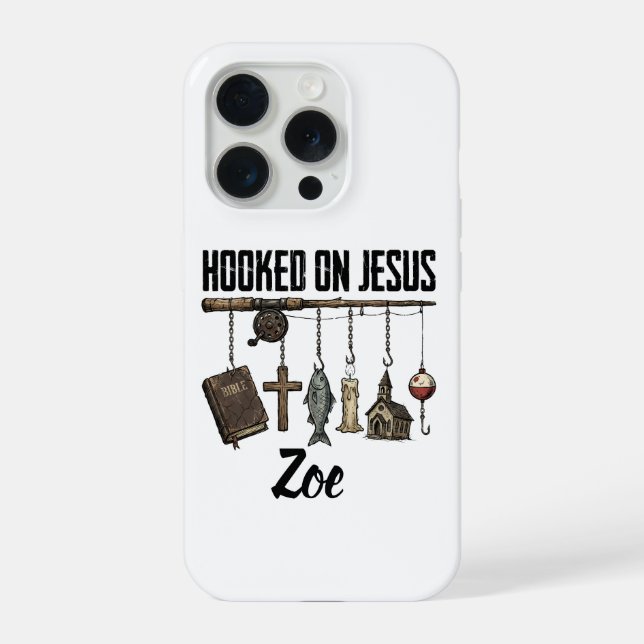 Capa Personalizada para iPhone 15 Pro Presa em Jes (Verso)