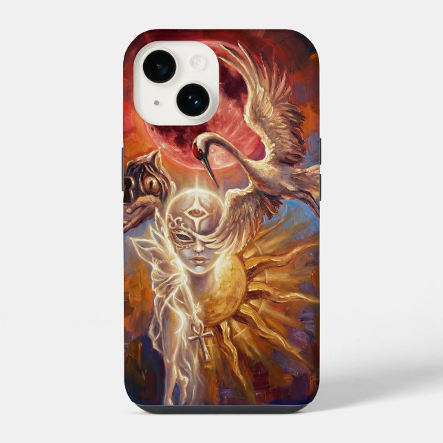 Capa Resistente para iPhone 14, Brilhante (Verso)