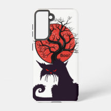 Capa Samsung Galaxy Black Cat Tree – Branco