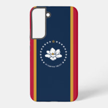 Capa Samsung Galaxy S22 Plus Bandeira do Mississip