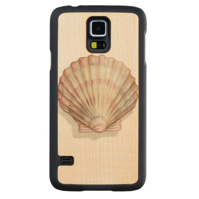 Capa Slim De Bordo Para Galaxy S5 Cobra Rosa e Creme (Verso)