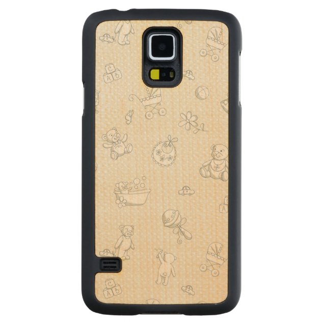 Capa Slim De Bordo Para Galaxy S5 Fundo do bebê (Verso)