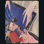 Capa Smart Para iPad Acessórios da beleza e de forma do vintage<br><div class="desc">Este vibrante,  ilustração do vintage vem de um compartimento de forma 1933. A imagem mostra os índices da bolsa de uma jovem mulher,  incluindo chaves,  composição,  um espelho,  e mais.</div>