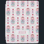 Capa Smart Para iPad Boneca Nidificação de Matryoshka Rosa Bonita<br><div class="desc">Uma bonitinha cor-de-rosa a nidificar um padrão de bonecas que decora esta Capa de ipad. Divertido para voltar à escola e um presente adorável para uma garota. Personalize com o nome de suas garotas. Projetado para você pelo Blackberry Boulevard.</div>