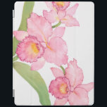 Capa Smart Para iPad Flores Exóticas De Aquarela Rosa<br><div class="desc">Flores Exóticas Cor de Água Rosa Artista: Tim OToole</div>