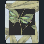 Capa Smart Para iPad Folgas com Interesse de Dragonfly por Jennifer Gol<br><div class="desc">Esse desenho de folhas de Jennifer Goldberger apresenta um inset de uma libélula sobre fundo negro. A sensação noturna do inset contrasta com a sensação diurna do impressão das folhas. Confira!</div>