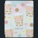 Capa Smart Para iPad Kawaii Cute Rainbow Bubble Pearl Milk Tapioca Tea<br><div class="desc">Personalize esta capa de ipad de chá de bolhas de kawaii (chá de leite de pérola) super adorável com seu nome! Uma ideia de presente de excelente!  Apresentando bolhas giras e um fundo de arco-íris. c) O Feliz Cat Studio.</div>