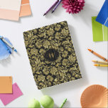 Capa Smart Para iPad Maçãs de ouro brilhante sobre fundo preto<br><div class="desc">Balões florais de ouro brilhante elegantes sobre fundo preto personalizado. Dourado e preto e monograma personalizável. O brilho é uma ilusão digital e não um brilho real.</div>