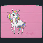 Capa Smart Para iPad Magia Adorável do Unicórnio<br><div class="desc">Adorável unicórnio mágico. Um design elegante e sofisticado.</div>