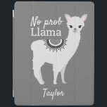 Capa Smart Para iPad Mala iPad personalizada "NO Prob Llama" - Cinzas<br><div class="desc">Aumente seu jogo de proteção iPad com nosso iPad Case personalizado "NO Prob Llama" em cinzas sofisticadas. Este gabinete iPad oferece a combinação perfeita de estilo, humor e personalização. Criado com precisão para ajustado suave do seu iPad, esse caso garante acesso fácil a todas as portas e botões, ao mesmo...</div>