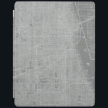 Capa Smart Para iPad Mapa da cidade de Chicago<br><div class="desc">Desenho do mapa da cidade de Chicago. Artista: Vision Studio. ID da imagem: 64744Z.</div>