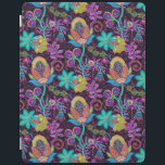 Capa Smart Para iPad Miçanga De Vidro Colorida<br><div class="desc">Flores retrorreflectoras coloridas feitas com aparência de miçanga de classe. Esta é a imagem de miçangas de vidro e não miçangas reais. Design está disponível em outros produtos.</div>