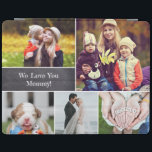 Capa Smart Para iPad Moderno Adoramos a Colagem de Fotos de Mamãe<br><div class="desc">Proteja o seu tablet case e escolha as suas fotografias mais amadas para cobrir deste design para a mãe. Personalize facilmente as imagens e as palavras. "Nós Amo-Te Mamães" já diz muito, mas mude-o como você gostaria. Mamãe ficará animada para receber um presente tão pensativo. Dê-o a ela no dia...</div>