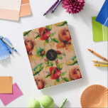 Capa Smart Para iPad Monograma do padrão das rosas vermelhos<br><div class="desc">Ilustração de aquarelas de rosas vermelhas elegantes em impressão de textura loura.</div>