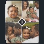 Capa Smart Para iPad Monograma Personalizado da Família de Colagem de F<br><div class="desc">Um presente personalizado especial com 4 fotos personalizadas e um monograma inicial. Use as ferramentas de design para adicionar texto adicional em qualquer fonte e cores que desejar. Carregue mais fotos, edite a cor do plano de fundo ou escolha entre todos os nossos estilos de caso para o seu dispositivo....</div>