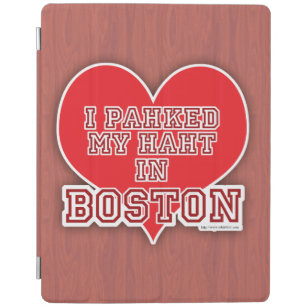 Capa Smart Para iPad Parkin My Heart in Boston Slogan Accent