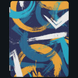 Capa Smart Para iPad Pincel Abstrato Moderno Trave Padrão Laranja Azul<br><div class="desc">Este design moderno apresenta um padrão de pinceladas coloridas em azul,  cor de rosa,  laranja e branco #ipad #ipadcases #capas #ipadcover #legal #aniversários #eletrônicos #hirdaygifts #christmasgifts #holidaygifts #gifts #gifts</div>