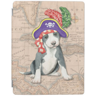 Capa Smart Para iPad Pit Bull Terrier Pirate