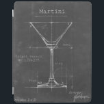 Capa Smart Para iPad Placa de vidro de Martini Preta e Branca<br><div class="desc">Azul de Martini preto e branco.Artista: Ethan Harper. ID da imagem: 106174Z</div>