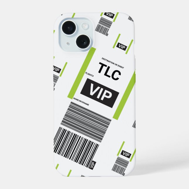 CAPA VIP TRAVEL PARA IPHONE 15 COM DESIGN SLIM (Verso)