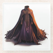CAPA VITORIANA ROXA E LARANJA DE HALLOWEEN
