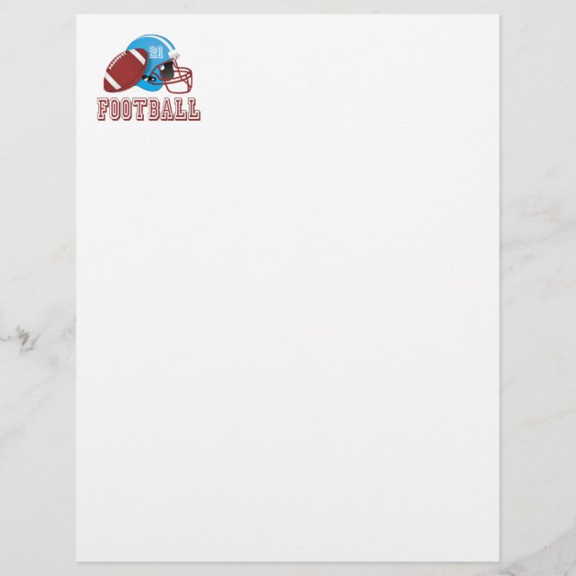 Capacete de futebol e bola (Frente)