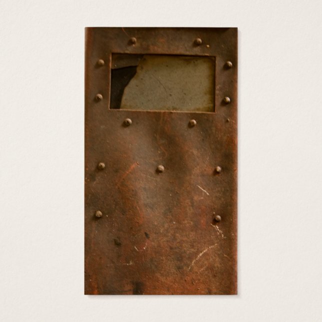 Capacete de soldadura enferrujada (Verso)