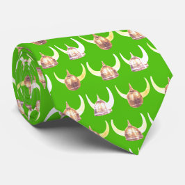 Capacete Mascote Guerreiros Vikings Gravata de Fut