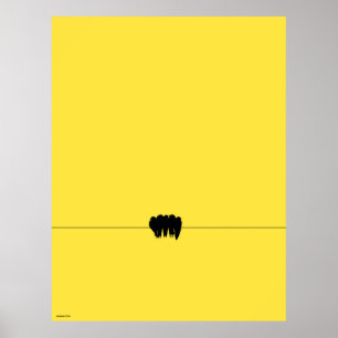 Capacidades gráficas poster amarelas de arte adole