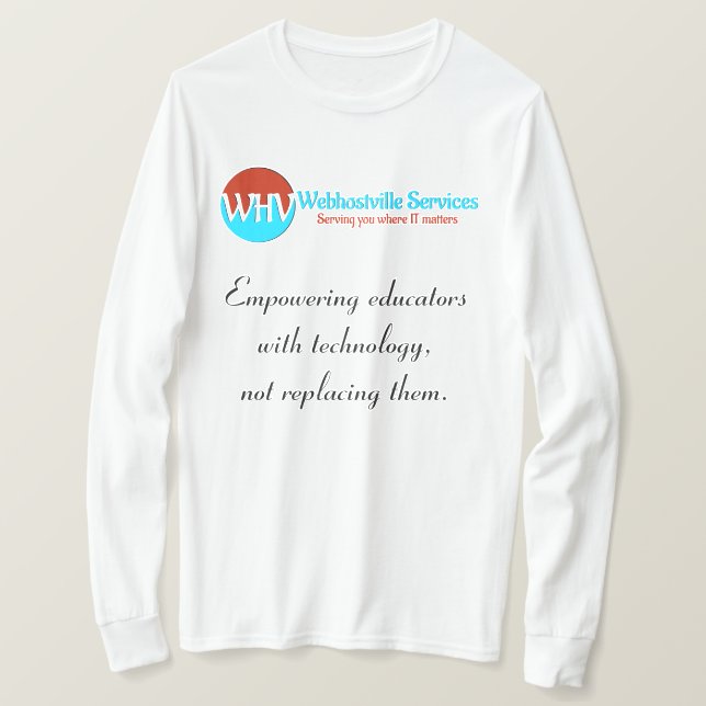 Capacitar Educadores Através Da Tecnologia T-Shirt (Frente do Design)