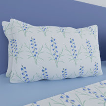 Capas de Almofada Bluebells Brancas King Size