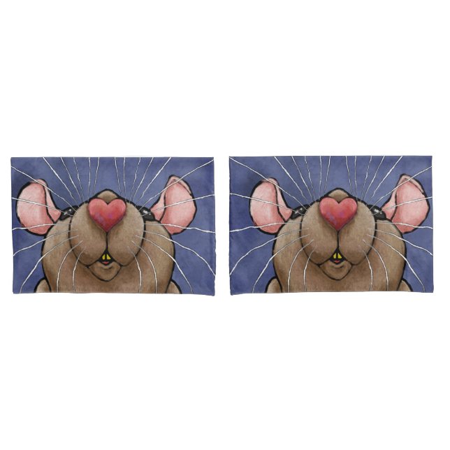 Capas de Almofada Coração de Rato (Frente - conjunto)