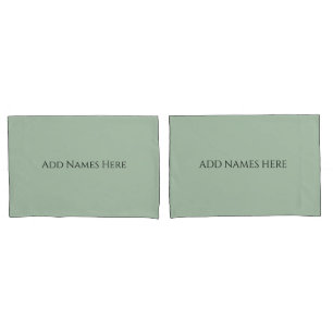 Capas de Almofada Verde Sage – Coberturas de Almof