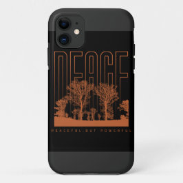 Capas de iPhone 11 Futuristas Preta e Laranja de P