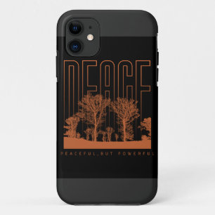 Capas de iPhone 11 Futuristas Preta e Laranja de P