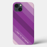 capas de iphone 5 - Faixa Diagonal Roxa Personaliz