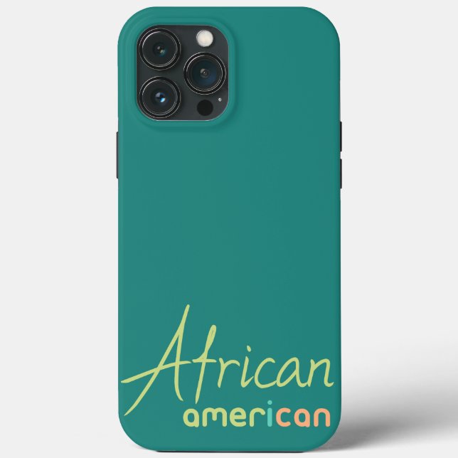 Capas de iphone Afro-Americana de Casamento (Verso)