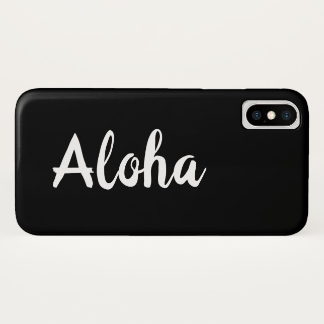 Capas de iphone Aloha (Verso (Horizontal))