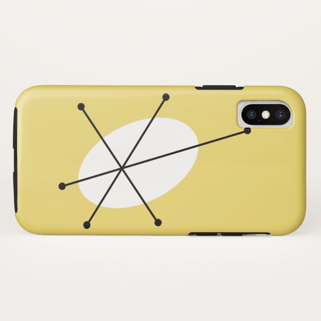 Capas de iphone Amarelo Dazzle (Verso (Horizontal))